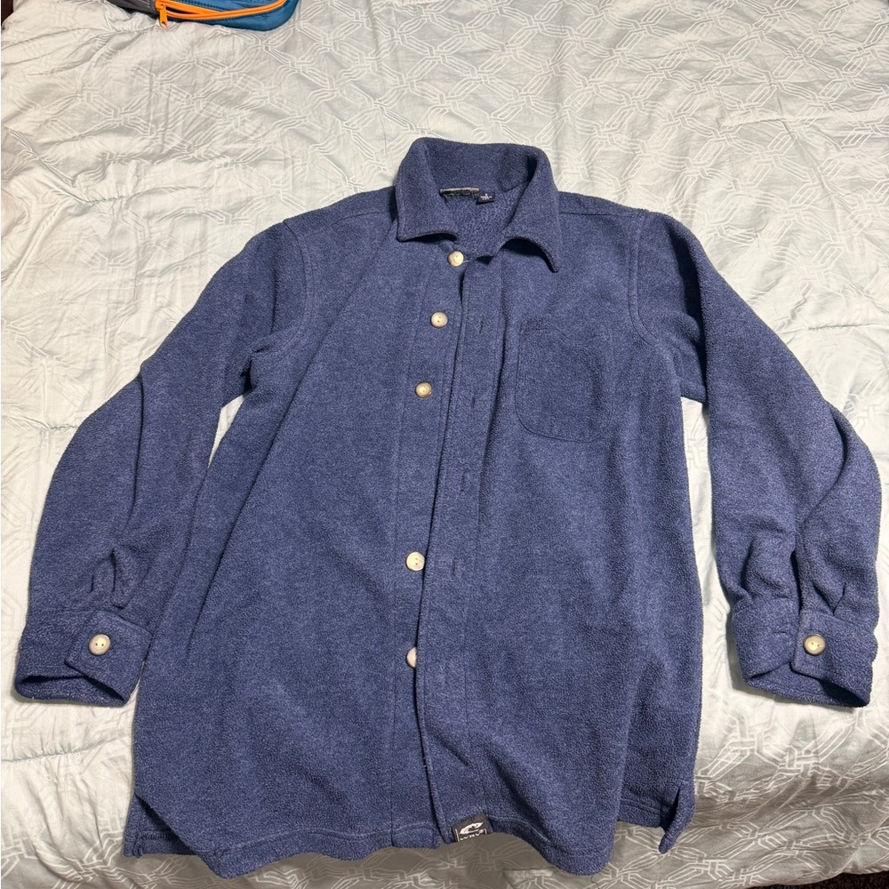 Casual Navy Button-Down Shirt for Men